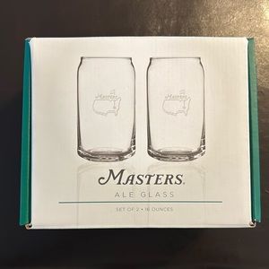 Masters etched 16oz Ale Glass